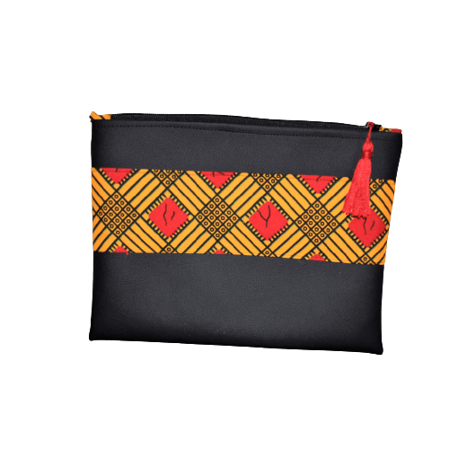 Pochette wax jaune